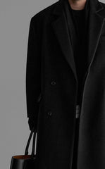 Mature Style Suit Collar Coat
