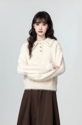 Alpaca Knit Soft Loose Sweater