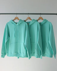 Aqua Blue Oversized Hoodie