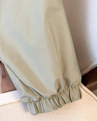 Beige Casual Hooded Windbreaker Jacket