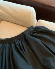Black Balloon Mini Skirt