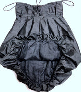 Black Buttoned Bubble Sling Top