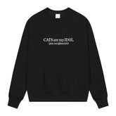 Black Cat Idol Crewneck Sweatshirt