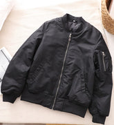 Black Classic Bomber Jacket