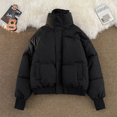 Black Classic Padded Winter Jacket