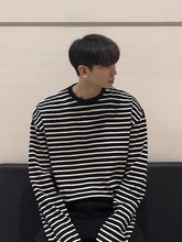 Black Classic Striped Long Sleeve T-Shirt