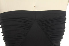 Black Diamond Pleated Tube Top