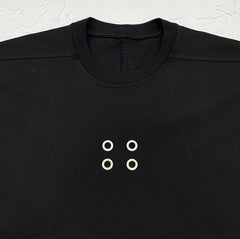 Black Four-Hole T-Shirt