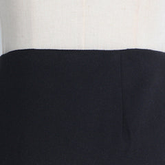 Black Large Buckled Skirt