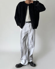 Black Plush Cozy Cardigan