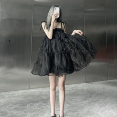 Black See-Through Doll Dress