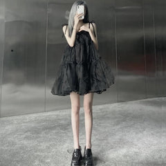 Black See-Through Doll Dress