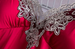 Black Silk Night Dress