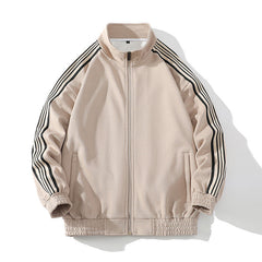 Black Stripes Track Suit Jacket