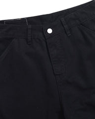 Black Tech Strap Utility Cargo Pants