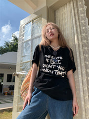 Black The Earth Is Flat T-Shirt