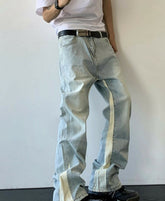 Blue And White Dual Tone Jeans