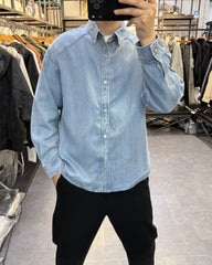 Blue Denim Basic Shirt
