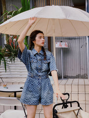 Blue Denim Jumpsuit