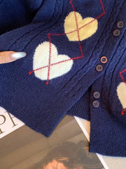 Blue Heart Argan Cardigan