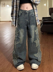 Blue Star Patches Jeans