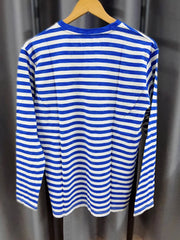 Blue Striped Long Sleeve T-Shirt