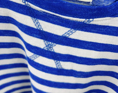 Blue Striped Long Sleeve T-Shirt