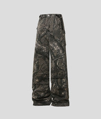 Brown Branch Camouflage Pants