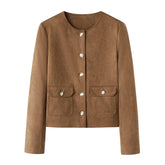 Brown Vintage Suede Jacket