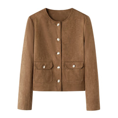 Brown Vintage Suede Jacket