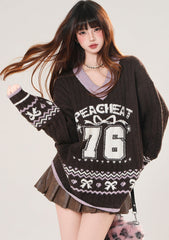 Campus Style Fair Isle Sweater