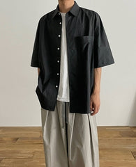 Casual Linen Short Sleeve Shirt