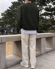 Casual Graphic Sweatshirt Loose Fit Pullover