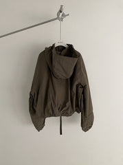 Casual Japanese Style Hooded Bomber Jacket