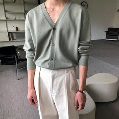 Casual Knit Cardigan Sweater