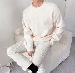Casual Knit Pullover Sweater