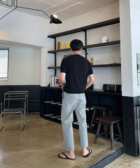 Casual Linen Wideleg Pants