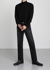 Casual Loose Fit Denim Pants