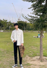 Casual Loose Fit Long Sleeve Shirt
