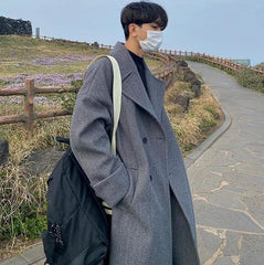 Casual Overcoat With Thickened Fabric