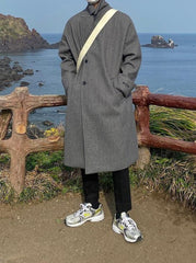 Casual Overcoat With Thickened Fabric