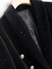 Black Stardust Suit Jacket