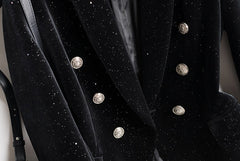 Black Stardust Suit Jacket