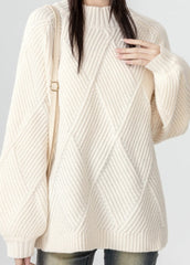 Chunky Knit High Neck Sweater