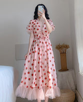 Pink Strawberry Dress