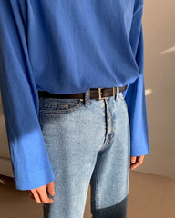 Classic Black Casual Fashion Belt For Jeans