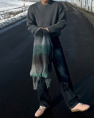 Crew Neck Knit Pullover Sweater