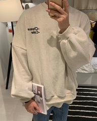 Classic Crewneck Pullover Sweatshirt Casual Loose Fit