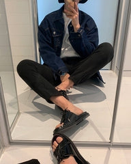 Classic Denim Jacket Casual Loose Fit Stylish Outerwear