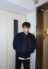 Classic Warm Padded Baseball Jacket With Pockets
